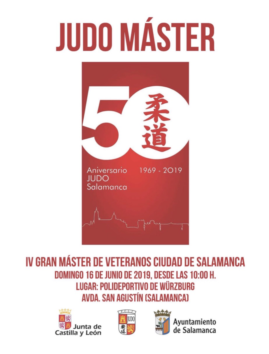 IV Gran Master de Judo Veteranos Salamanca 16-06-19. Listado Inscritos.